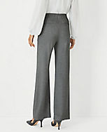 The Petite High Waist Side Zip Straight Pant in Twill carousel Product Image 2