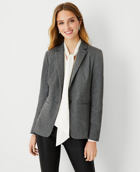 The Hutton Blazer in Brushed Knit