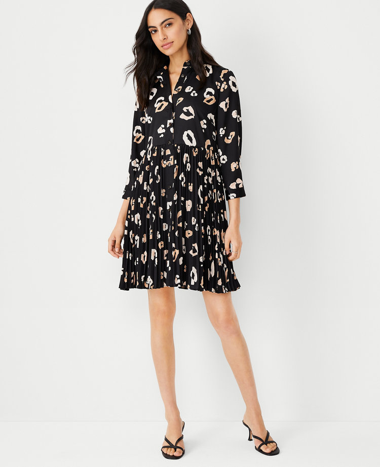 Ann taylor on sale animal print dress