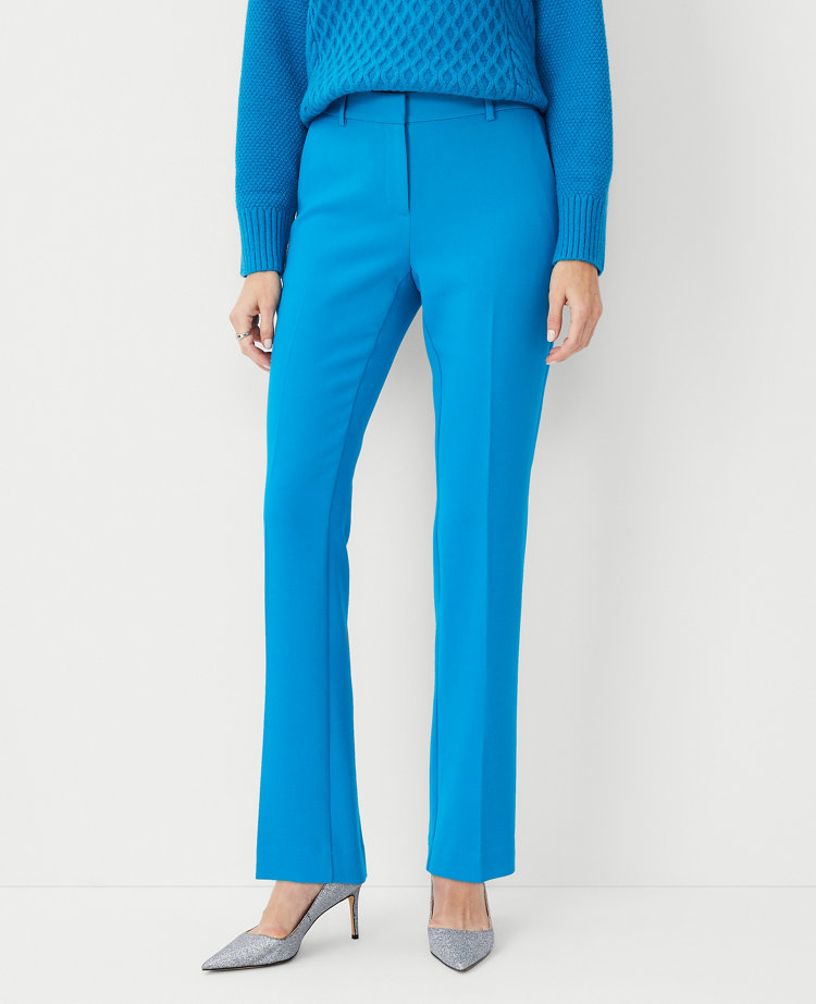 Ann Taylor The Petite Sophia Straight Pant In Azurite