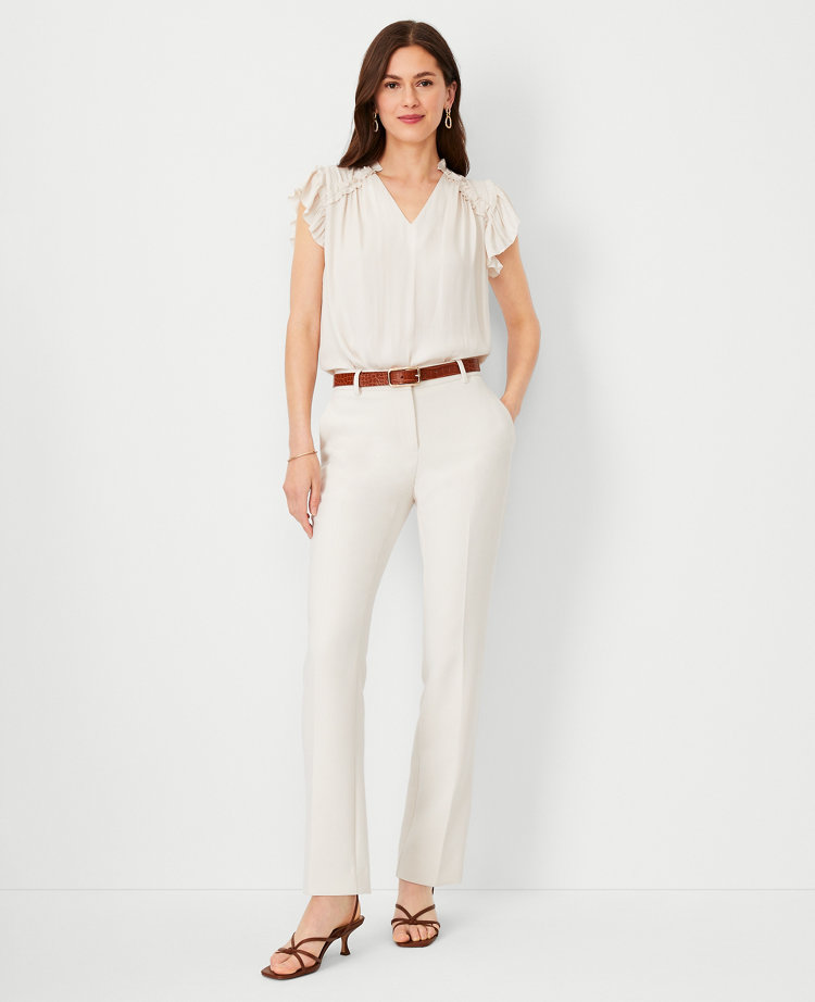 The Petite Sophia Straight Pant carousel Product Image 1