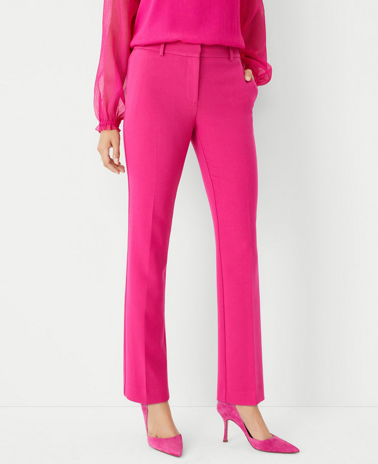 Ann Taylor The Tall Straight Pant In Razzle Dazzle