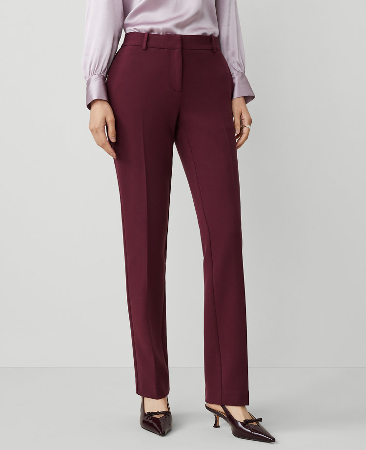 The Petite Sophia Straight Pant - Curvy Fit