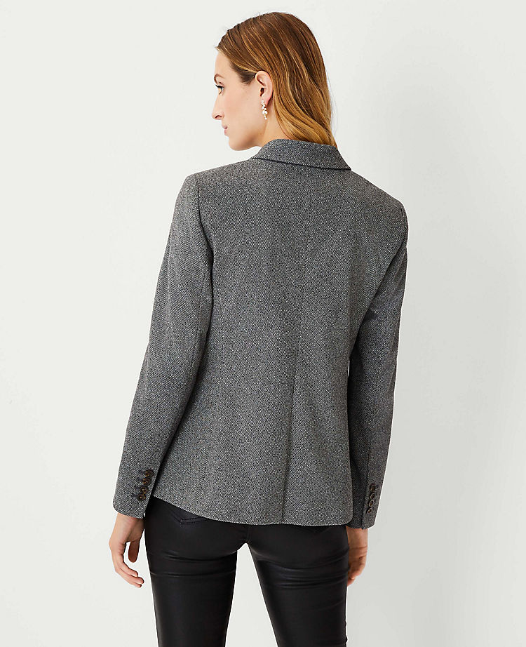 The Petite Hutton Blazer in Brushed Knit