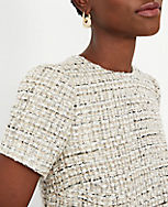 Shimmer Tweed Shift Dress carousel Product Image 4