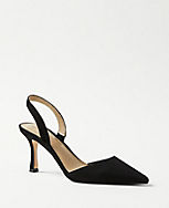 Kerry Suede Slingback Pumps carousel Product Image 2