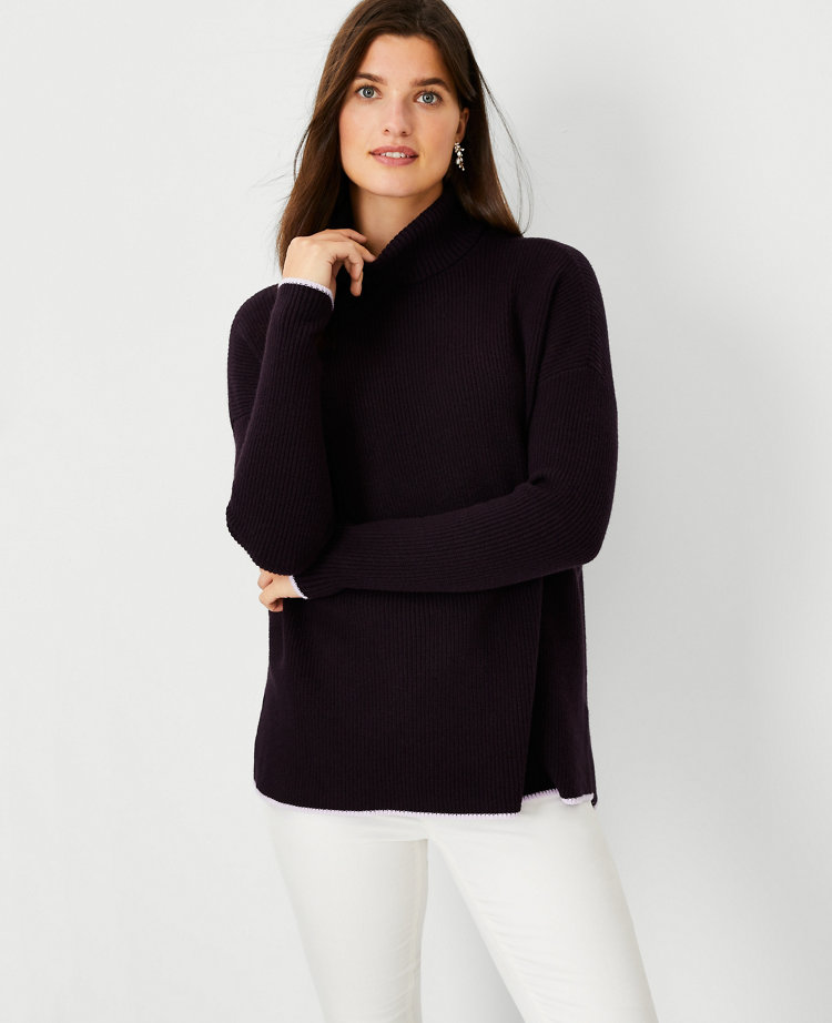  Black Turtleneck Tunic