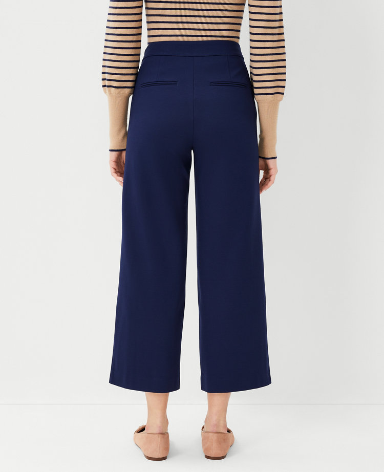 High-Rise Wide Leg Sailor Pants