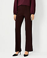 The High Waist Side Zip Straight Pant in Houndstooth carousel Product Image 3