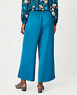 The High Waist Wide Leg Pull On Pant in Satin carousel Product Image 2