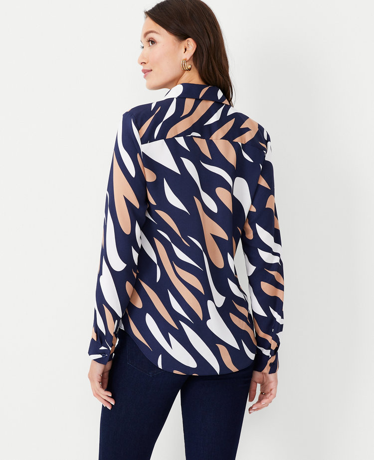 Abstract Animal Print Essential Shirt