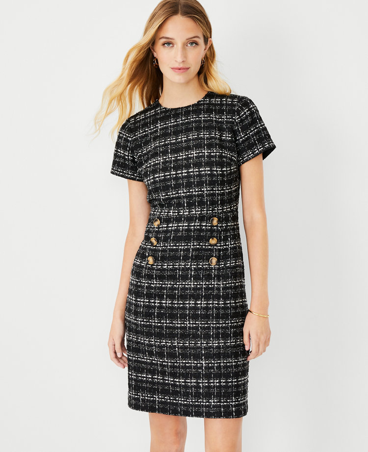 Tweed Sheath Dress