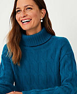 Cashmere Cable Tunic Sweater carousel Product Image 3