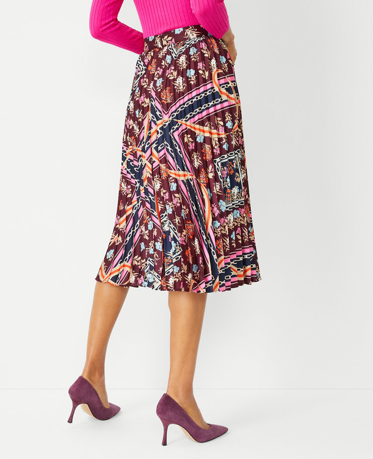 Pleated midi skirt clearance tall