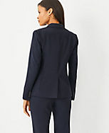 The Long Two-Button Blazer in Seasonless Stretch carousel Product Image 2