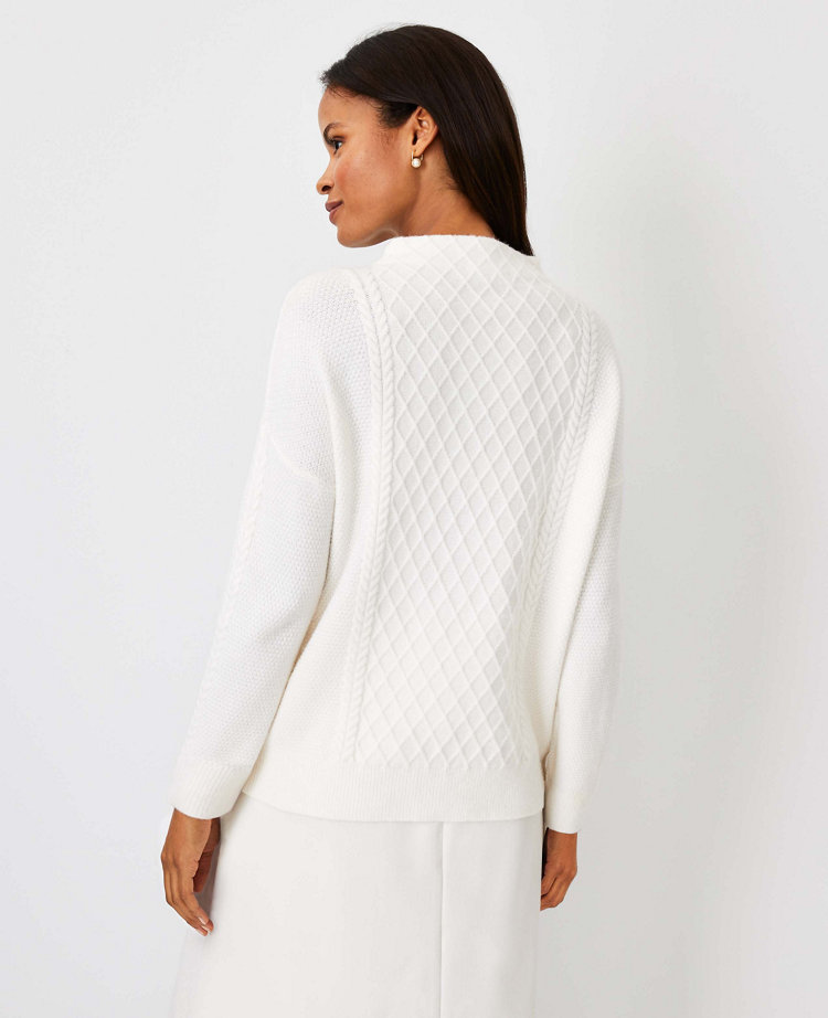 Ann taylor shop white sweater