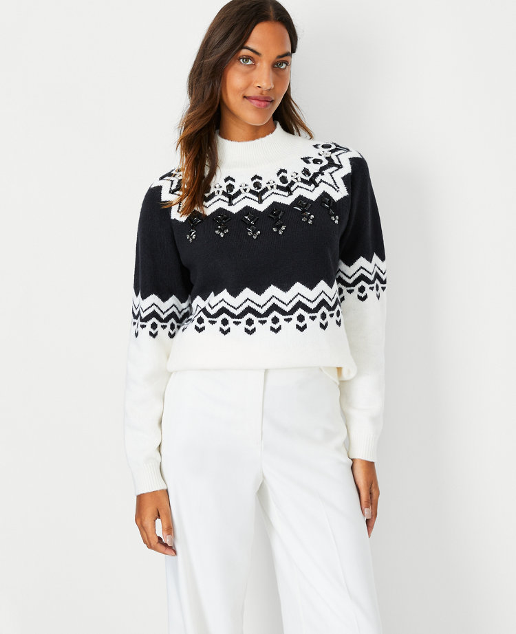 Ann taylor outlet fair isle sweater