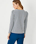Gingham Puff Sleeve Top carousel Product Image 2