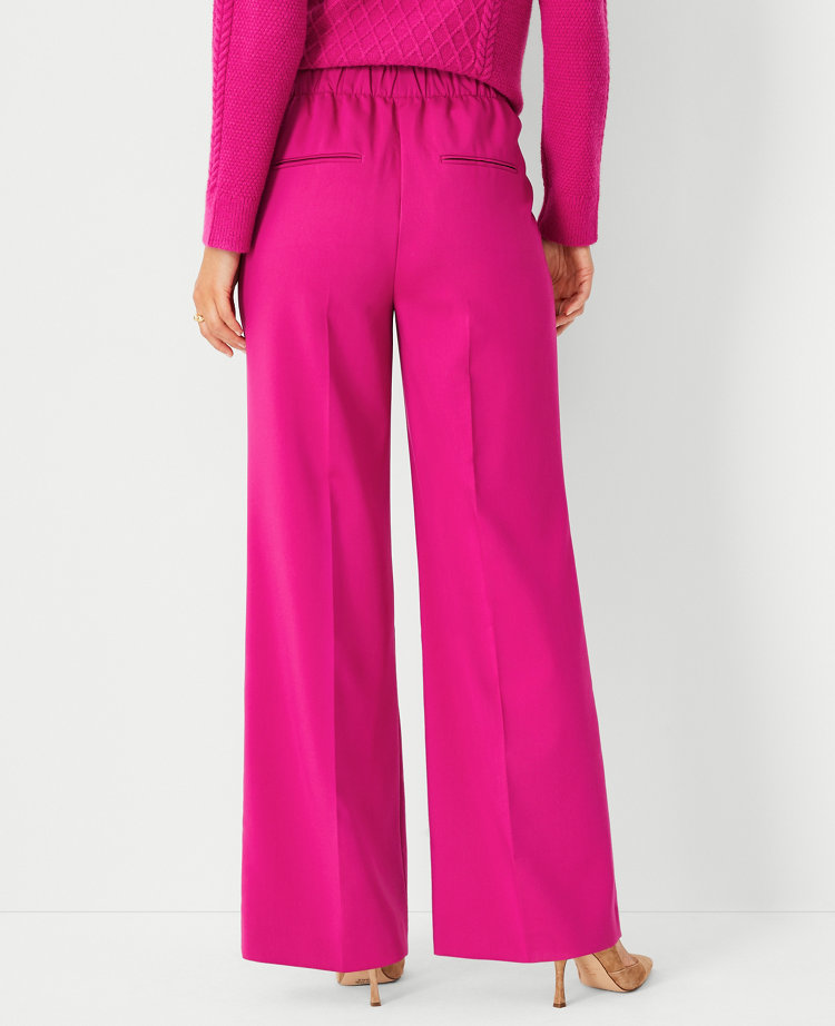 pink pull on pants