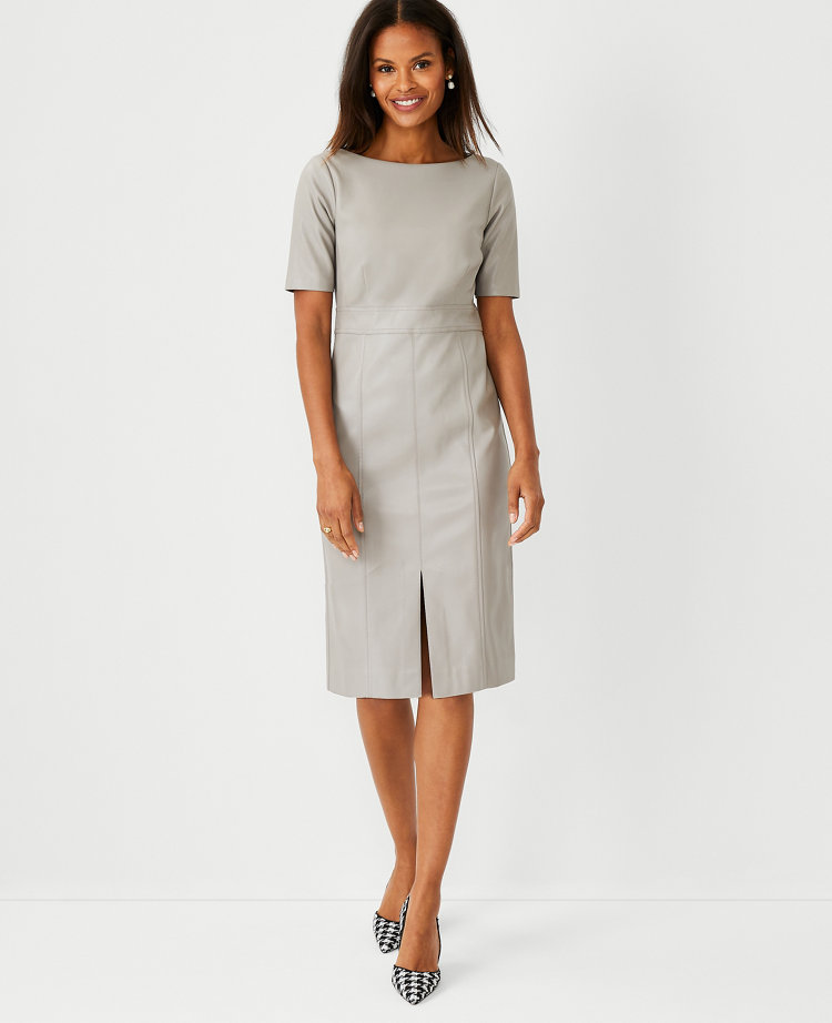 Short Sleeve Sheath Dress