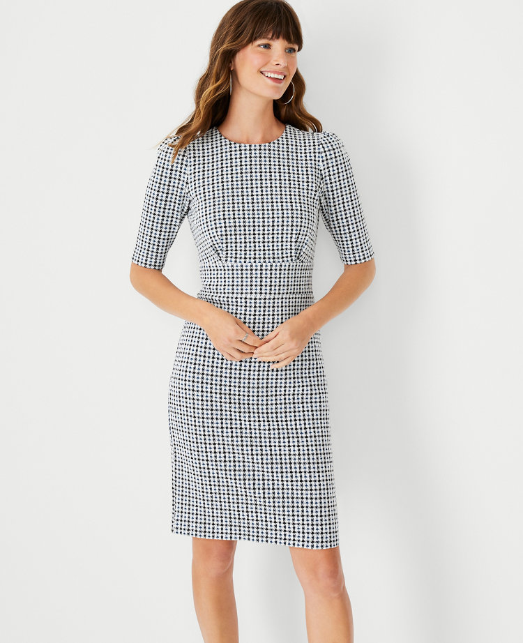 Ann taylor gingham dress sale