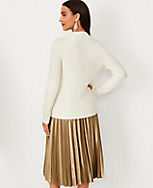 Shimmer Mock Neck Sweater carousel Product Image 2