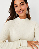 Shimmer Mock Neck Sweater carousel Product Image 3