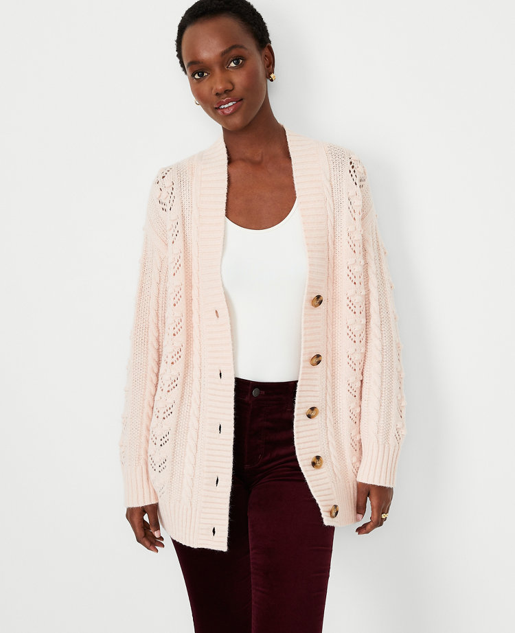 Cream discount boyfriend cardigan