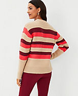Striped Mixed Stitch Sweater  carousel Product Image 2
