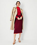 Tipped Pleated Column Sweater Skirt carousel Product Image 3