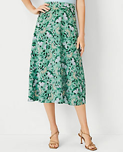 Org.$118 Ann Taylor  Petite Pinstripe Skirt  Size 12P NWT IN 