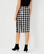 Sequin Houndstooth Pencil Skirt carousel Product Image 2
