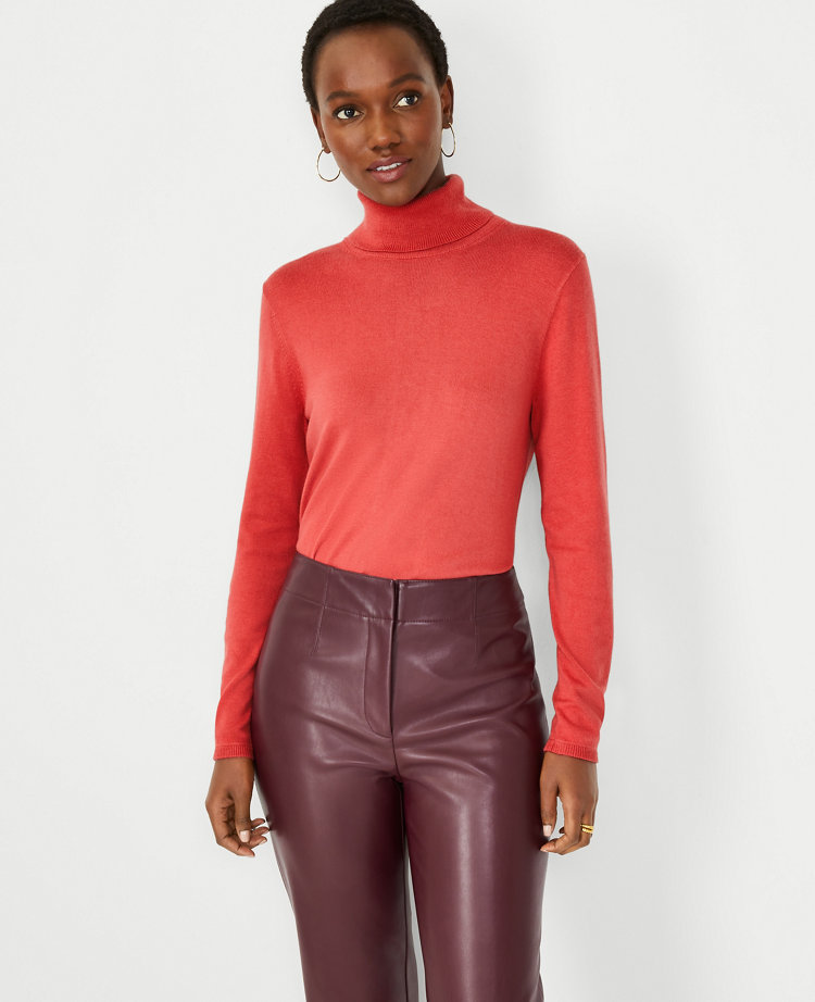 Petite on sale turtleneck sweaters