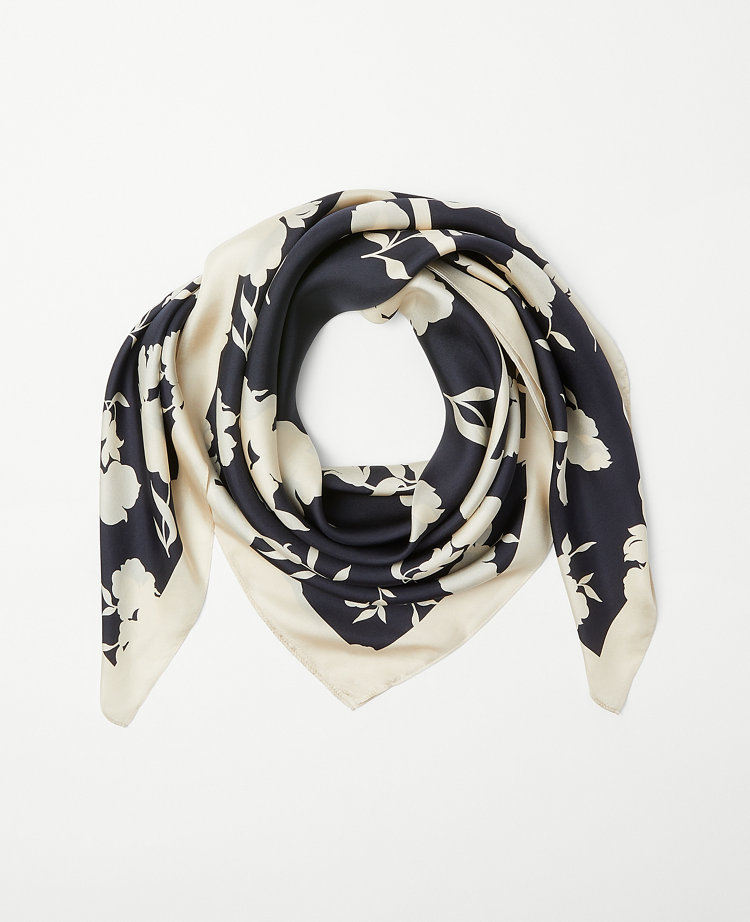 Floral Silk Scarf
