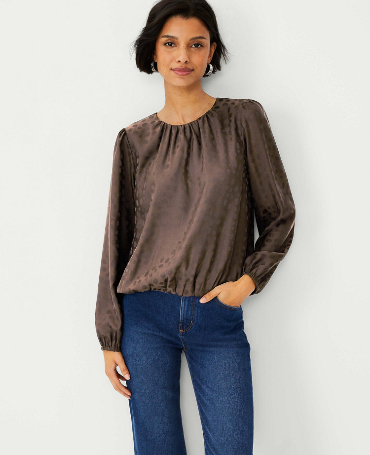 Petite Bubble Hem Top