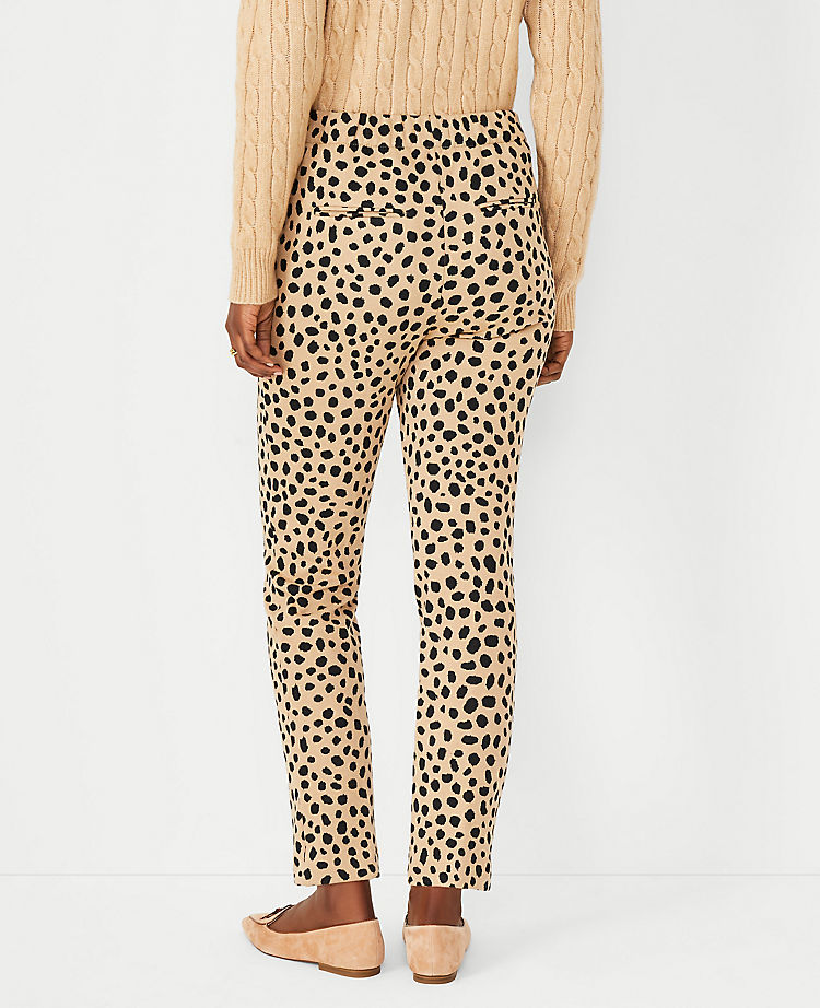 The Petite High Waist Easy Ankle Pant in Animal Print