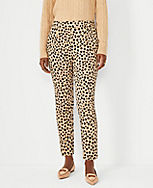 The Petite High Waist Easy Ankle Pant in Animal Print carousel Product Image 3
