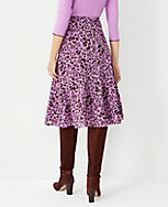 Floral Branch Seamed Full Midi Skirt carousel Product Image 2