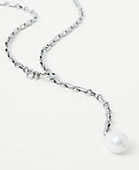Pearlized Lariat Necklace carousel Product Image 2