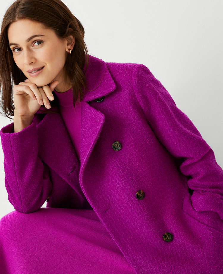 Ann taylor 2025 pink coat