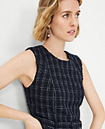 The Belted Top in Tweed carousel Product Image 3