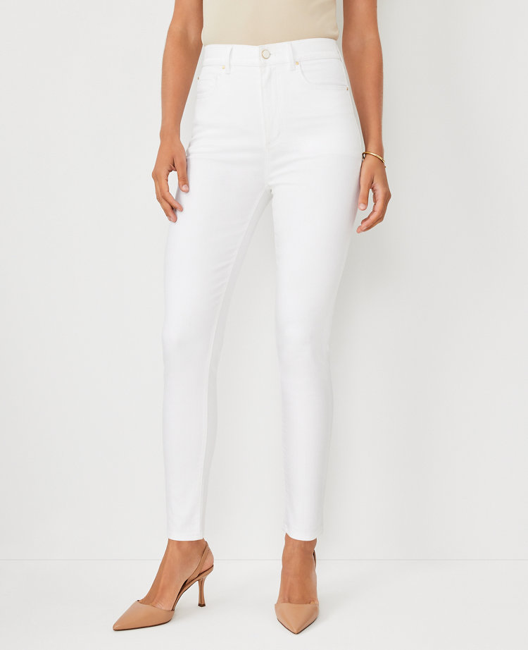 Pocket Highest Rise Skinny Jeans White