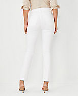 Sculpting Pocket High Rise Boot Crop Jeans in White carousel Product Image 2