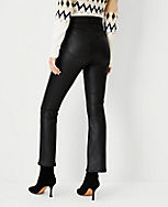 Sculpting Pocket High Rise Boot Crop Jeans in Black Coated Denim carousel Product Image 2