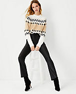 Sculpting Pocket High Rise Boot Crop Jeans in Black Coated Denim carousel Product Image 3
