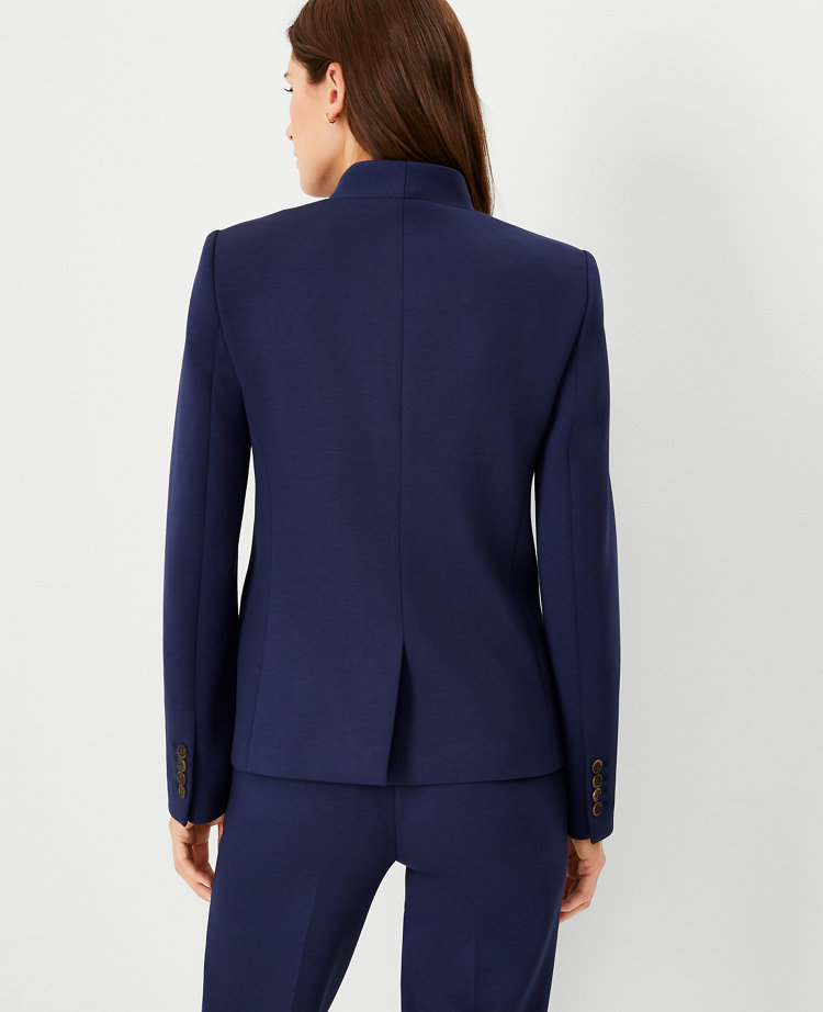 Shop Double Knit Suiting Collection in Pure Sapphire Ann Taylor