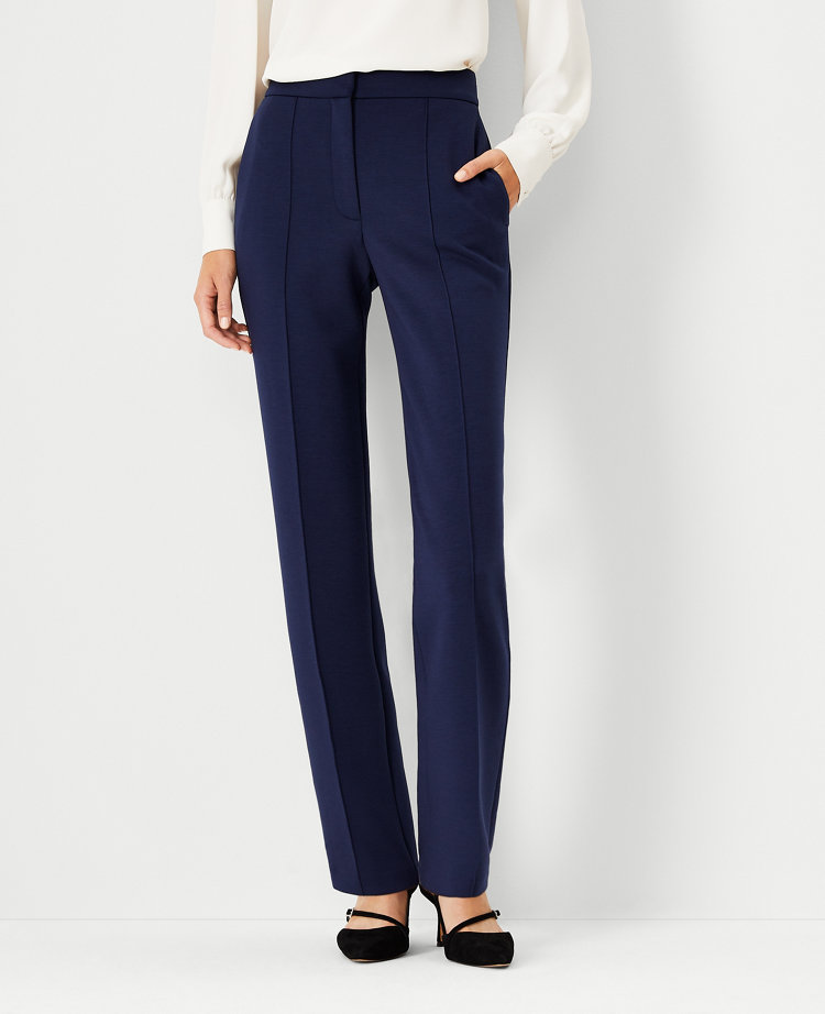 The Straight Pant in Double Knit