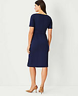 The Seamed Sheath Dress in Double Knit carousel Product Image 2