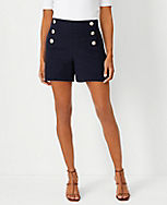 The Side Zip Sailor Short in Texture carousel Product Image 1
