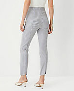 The Audrey Crop Pant in Plaid Stretch Cotton carousel Product Image 2
